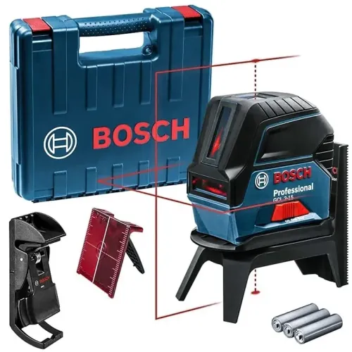 Bosch GCL 2-15 Professional лазерный уровень в кейсе, 0601066E02