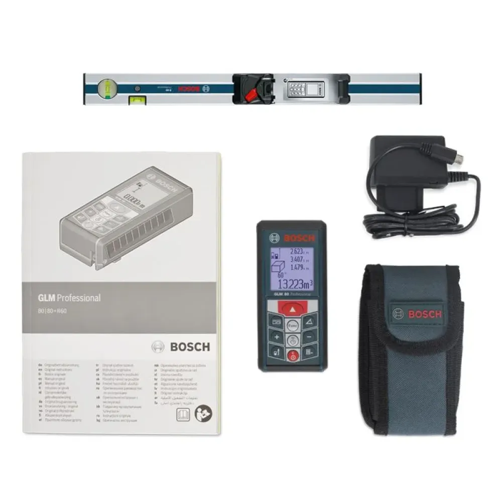 Bosch GLM 80 Professional лазерный дальномер с уклономером R 60, 0601072301
