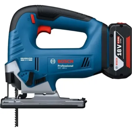 Bosch GST 185-LI Professional аккумуляторный лобзик (1 x 4 Ач, ЗУ), 06015B3023