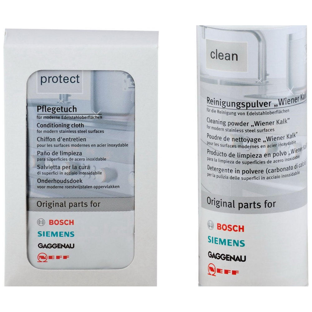 Набор средств для чистки и ухода за нержавеющей сталью Bosch 311140
