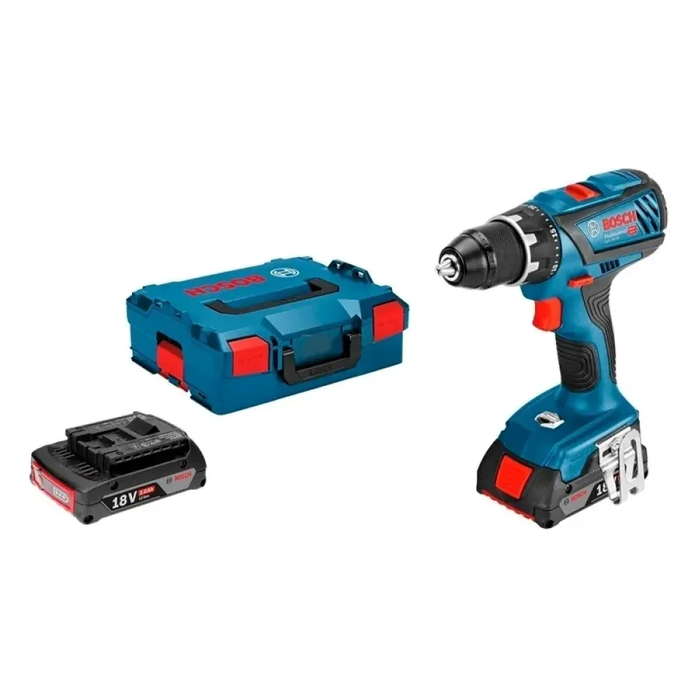 Bosch GSR 18V-28 Professional аккумуляторная дрель-шуруповерт (2 x 2 Ач, ЗУ), 06019H4102