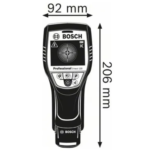 Bosch D-tect 120 детектор проводки с L-Boxx 0601081301
