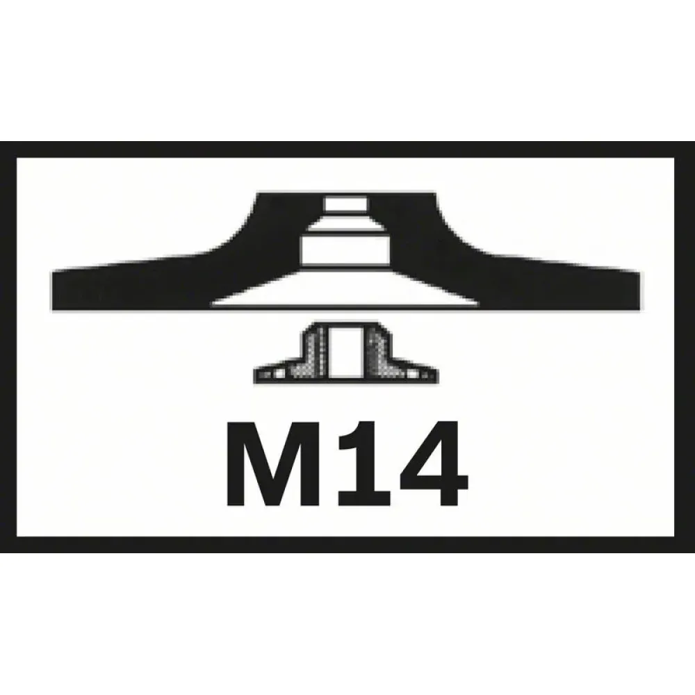 Bosch Standard опорная тарелка M14 115 мм, твердая, 2608601783