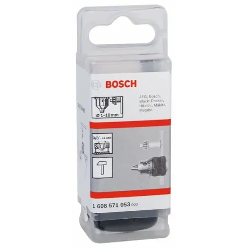 Bosch Keyless Chuck кулачковый патрон до 10 мм, 3/8 дюйма - 24, 1608571053