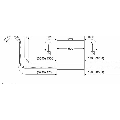 Встраиваемая посудомоечная машина Bosch SGV2IMX1GR
