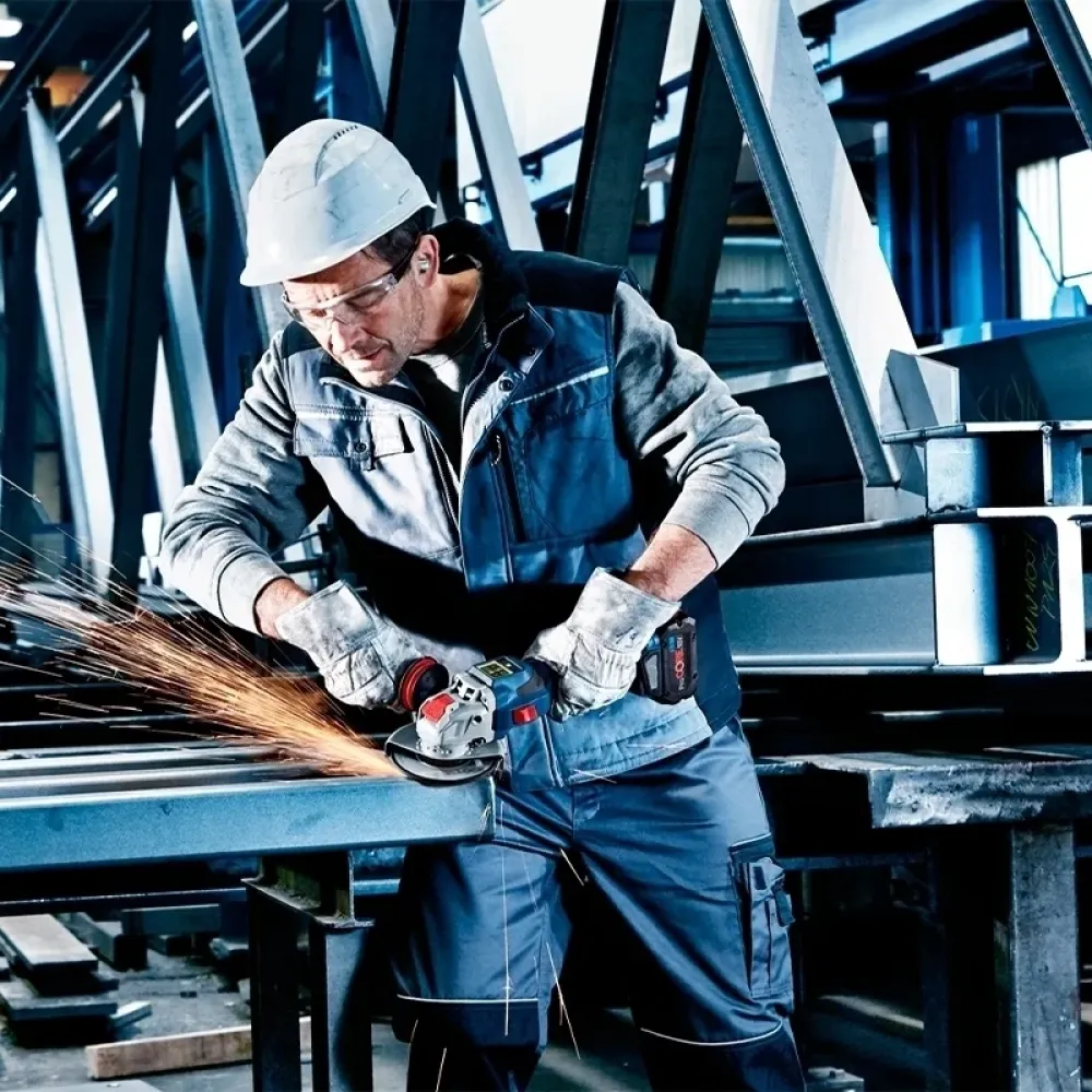 Bosch GWX 18V-15 SC Professional аккумуляторная болгарка (2 x 8 Ач, ЗУ), 06019H6501