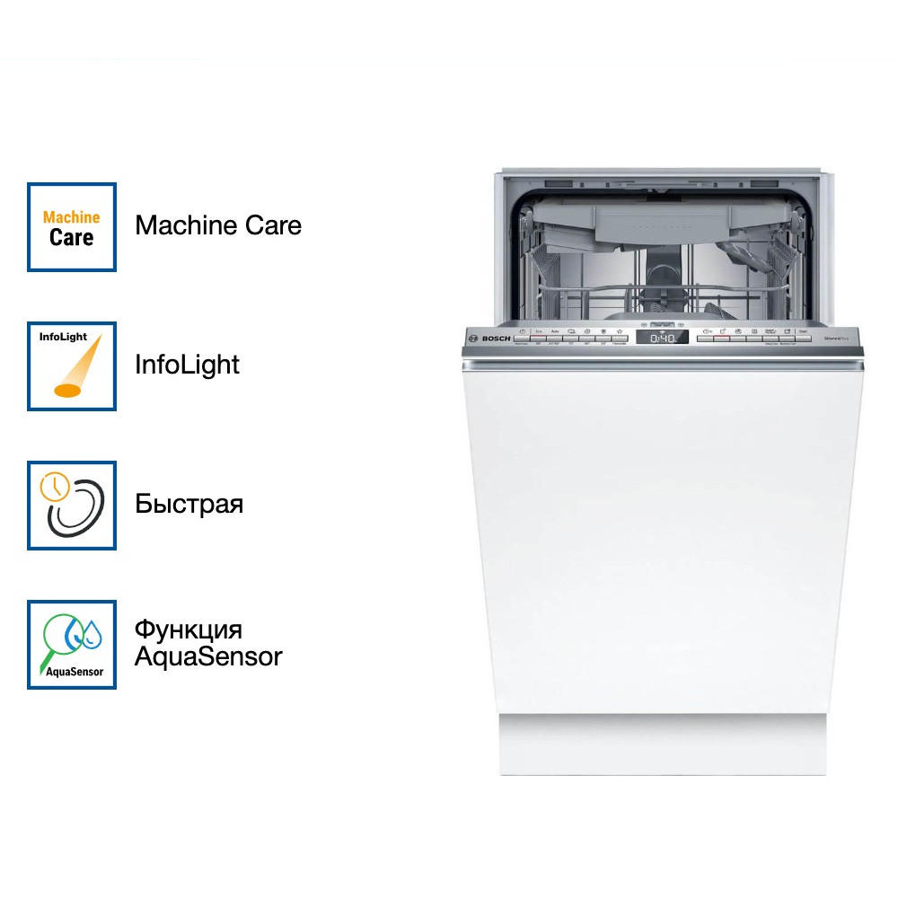 Встраиваемая посудомоечная машина Bosch SPV4EMX10E