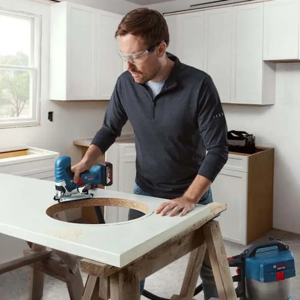 Bosch GST 185-LI Professional аккумуляторный лобзик (2 x 4 Ач, ЗУ), 06015B2022