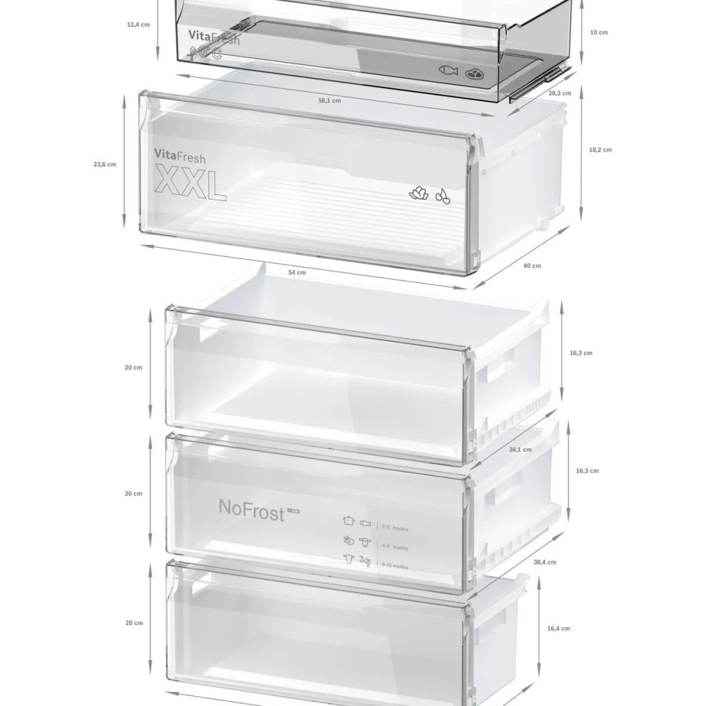 Двухкамерный холодильник Bosch KGN492IDF