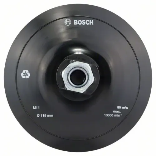 Bosch Standard опорная тарелка M14 115 мм с липучкой, 2608601076