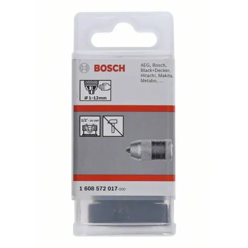 Bosch Keyless Chuck быстрозажимной сверлильный патрон 1.0-13 мм, 1/2 дюйма - 20, 1608572017