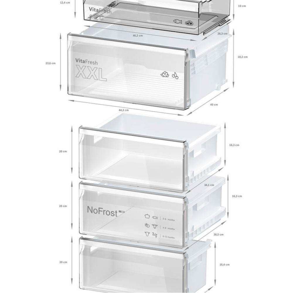 Двухкамерный холодильник Bosch KGN362LDF