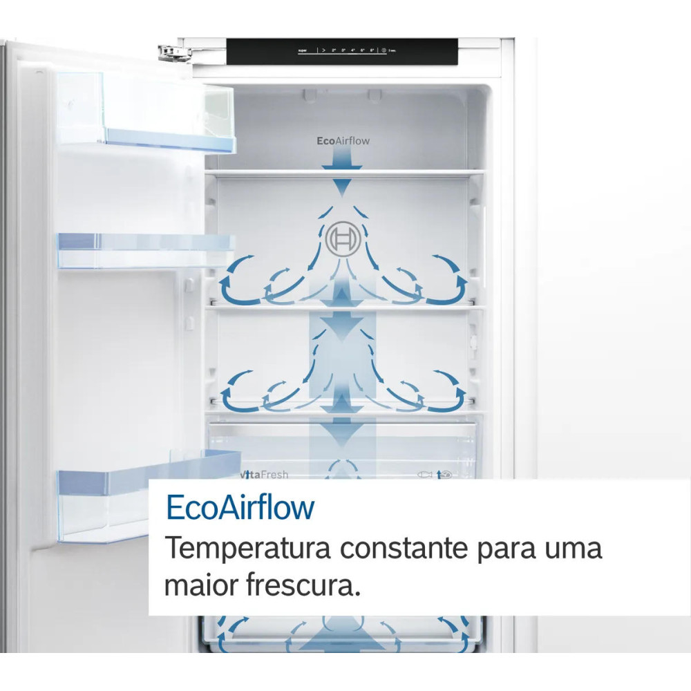 Встраиваемый двухкамерный холодильник Bosch KIV87NSE0