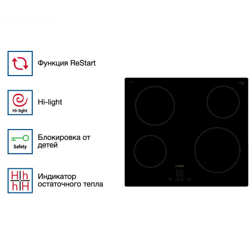 Электрическая варочная панель Bosch PKE611BA1R
