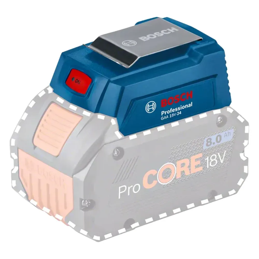 Bosch GAA 18V-24 usb-переходник для зарядки на аккумулятор, 1600A00J61