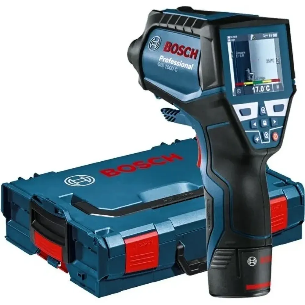 Bosch GIS 1000 C Professional термодетектор (1 x 2 Ач, ЗУ), 0601083301