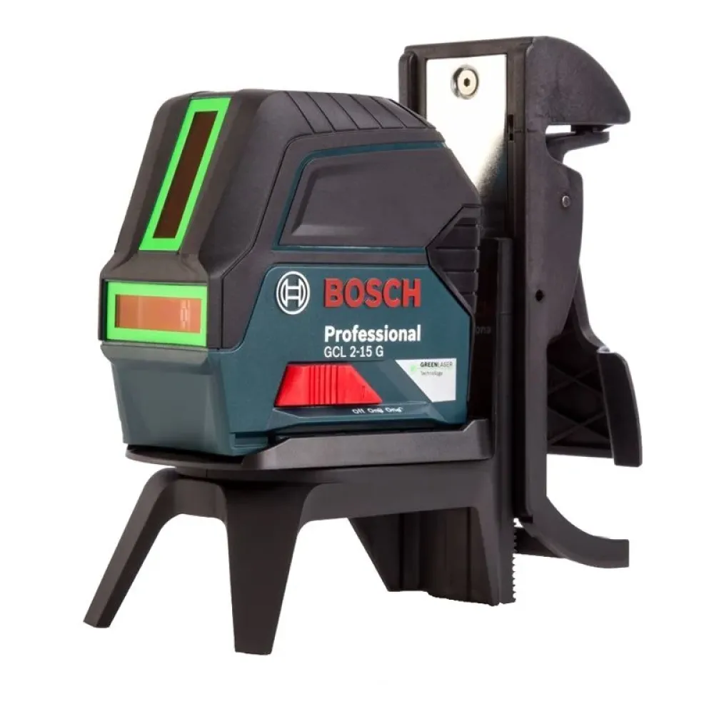 Bosch GCL 2-15G лазерный нивелир с держателями RM1 и BM3 0601066J00