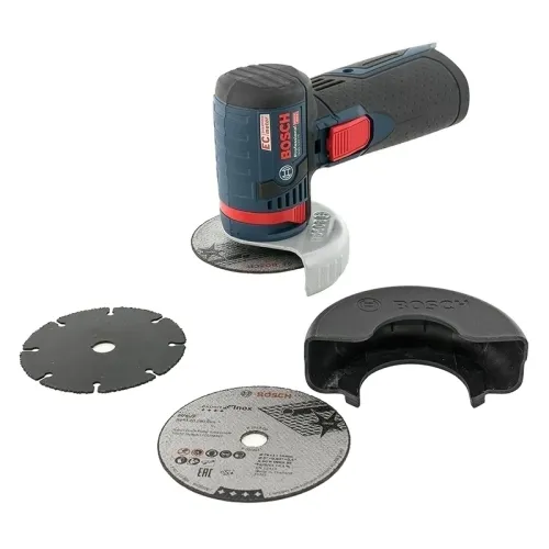 Bosch GWS 12V-76 Professional мини УШМ (болгарка) (2 x 3 Ач, ЗУ), 06019F200B