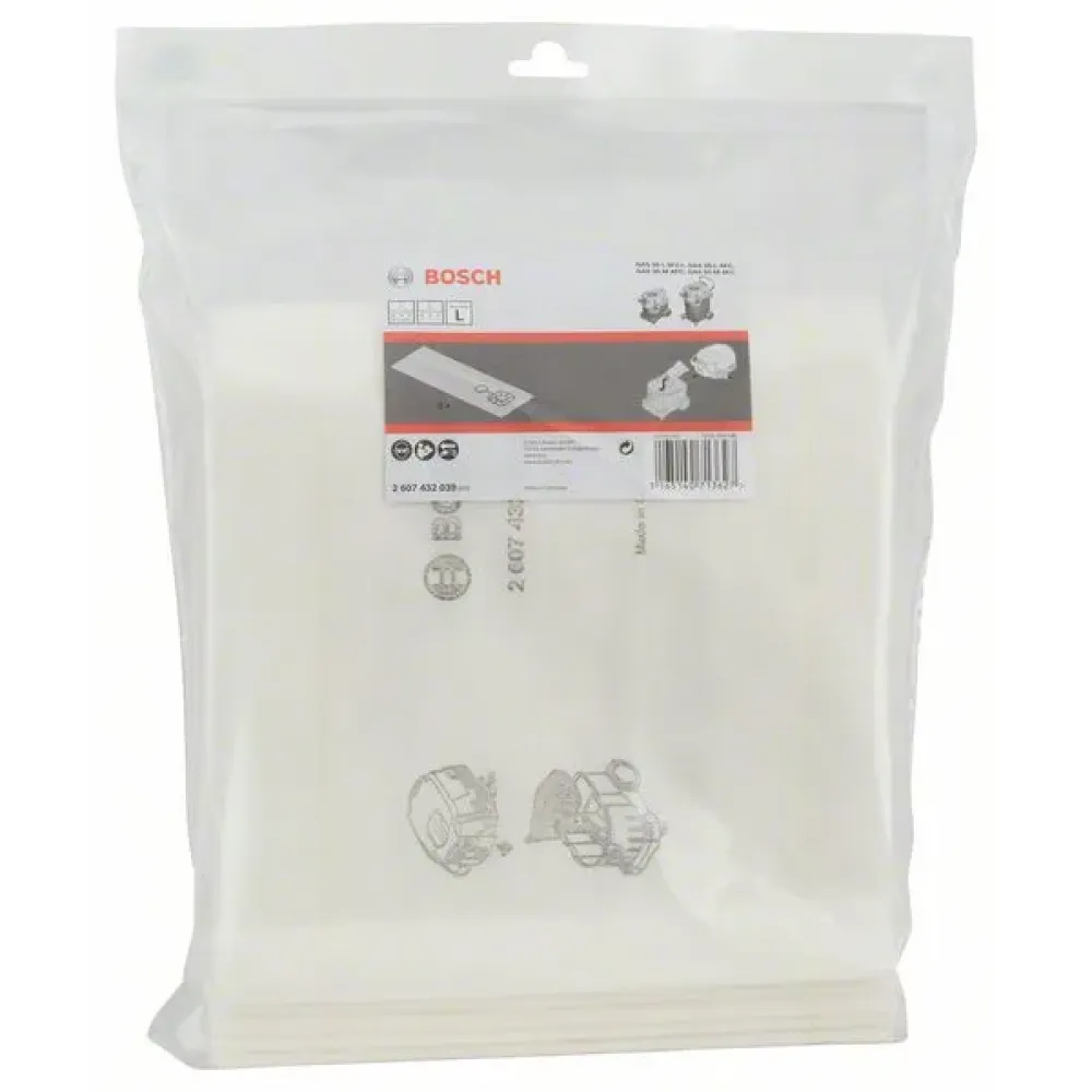 Bosch фильтр-мешок влажной уборки для GAS 35, 5 шт., 2607432039