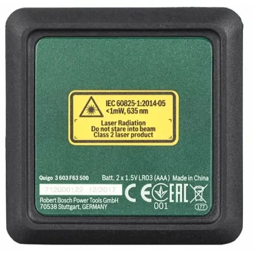 Bosch Quigo лазерный уровень + Bosch MM2 0603663521