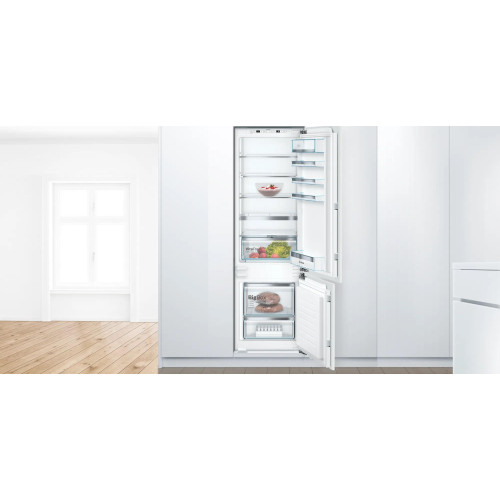Встраиваемый двухкамерный холодильник Bosch KIS87AFE0