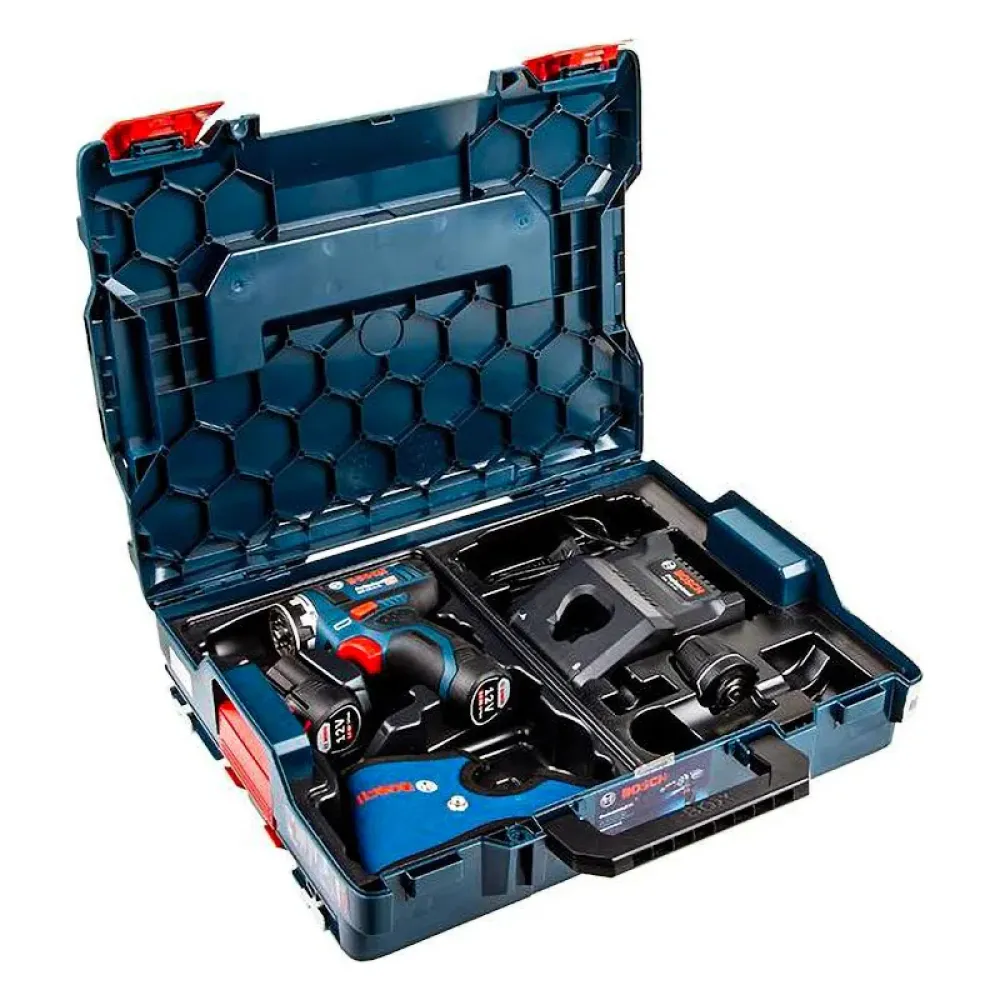 Bosch GSR 12V-15 FC Professional аккумуляторный шуруповерт (2 x 2 Ач, ЗУ), 06019F6001