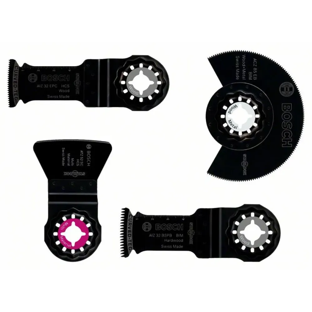 Bosch Starlock набор насадок для напольно-монтажных работ, 4 шт., 2608661696