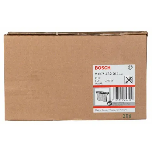 Bosch плоский складчатый фильтр для GAS 25 L SFC, целлюлоза, 2607432014