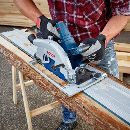 Bosch GKS 18V-68 GC Professional аккумуляторная циркулярная пила (2 x 8 Ач, ЗУ) с модулем Bluetooth, 06016B5101